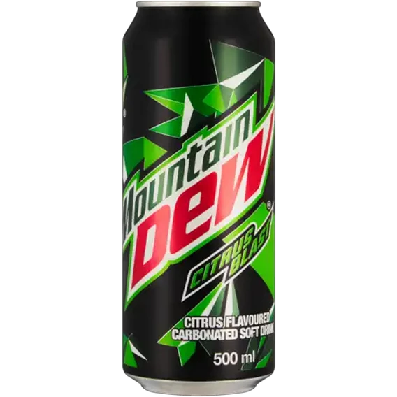 Mountain Dew Citrus Blast Soft Drink 500ml