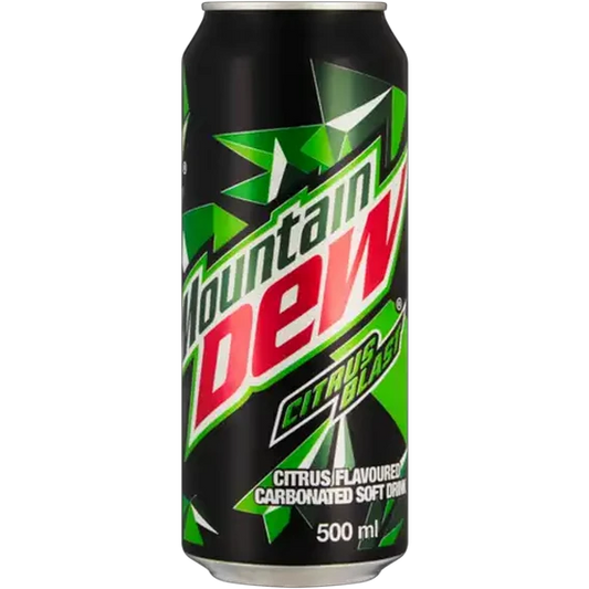 Mountain Dew Citrus Blast Soft Drink 500ml