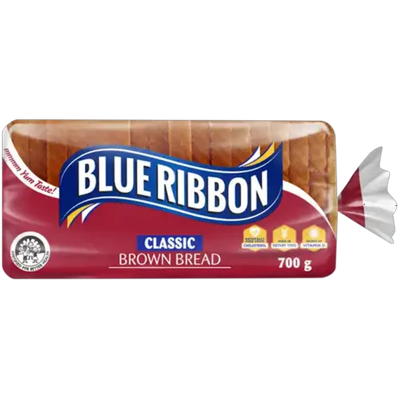 Image of Blue Ribbon Classic Brown Bread 700g Image of Blue Ribbon Classic Brown Bread 700g - view 1 Image of Blue Ribbon Classic Brown Bread 700g - view 2 Blue Ribbon Classic Brown Bread 700g