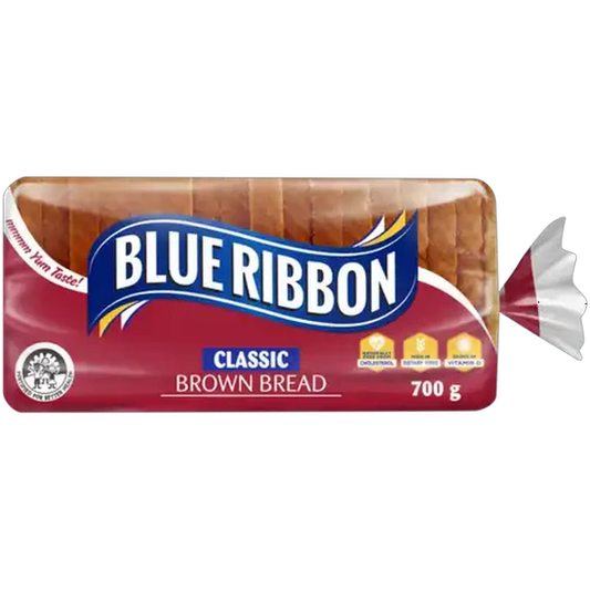 Image of Blue Ribbon Classic Brown Bread 700g Image of Blue Ribbon Classic Brown Bread 700g - view 1 Image of Blue Ribbon Classic Brown Bread 700g - view 2 Blue Ribbon Classic Brown Bread 700g