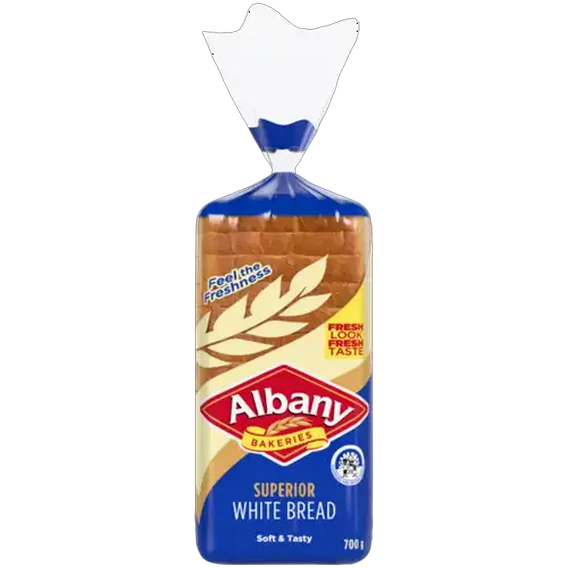Albany Superior White Bread 700g