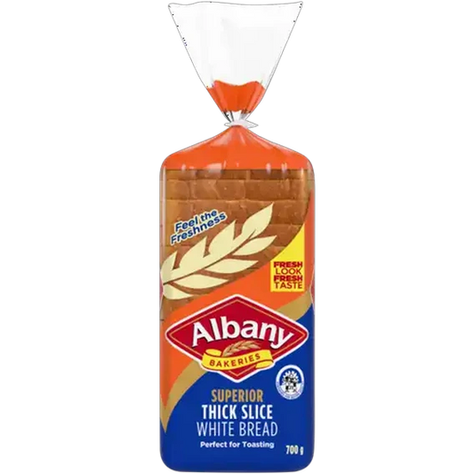 Albany Superior Thick Slice Thick Slice White Bread 700g